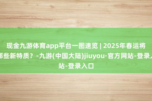 现金九游体育app平台一图速览 | 2025年春运将有哪些新特质？-九游(中国大陆)jiuyou·官方网站-登录入口